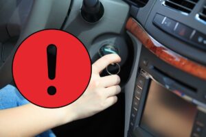 Attenzione accendere auto