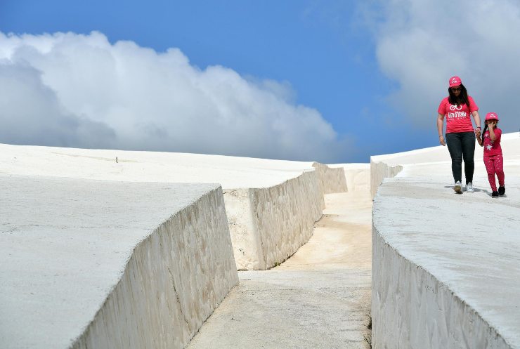 Cretto di Burri visto all'interno