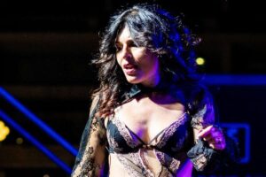 Giusy Ferreri primo piano sul palco