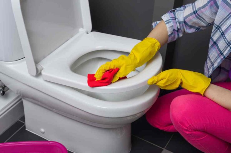 Lavare il wc