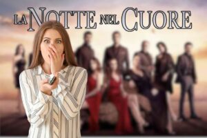 cast la notte nel cuore e ragazza con telecomando