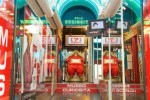 Entrata del Museo delle Curiosità a San Marino