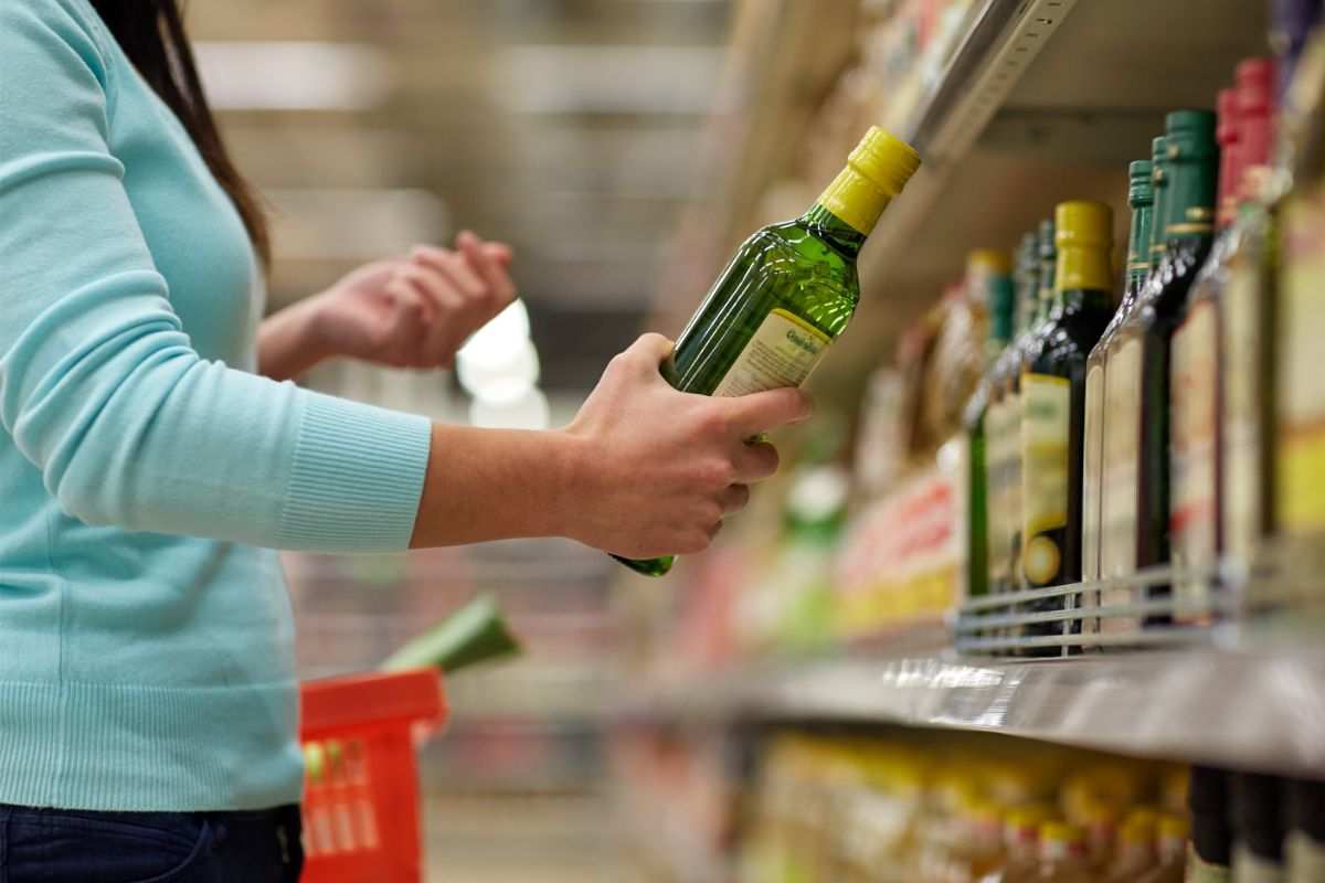 Olio al supermercato
