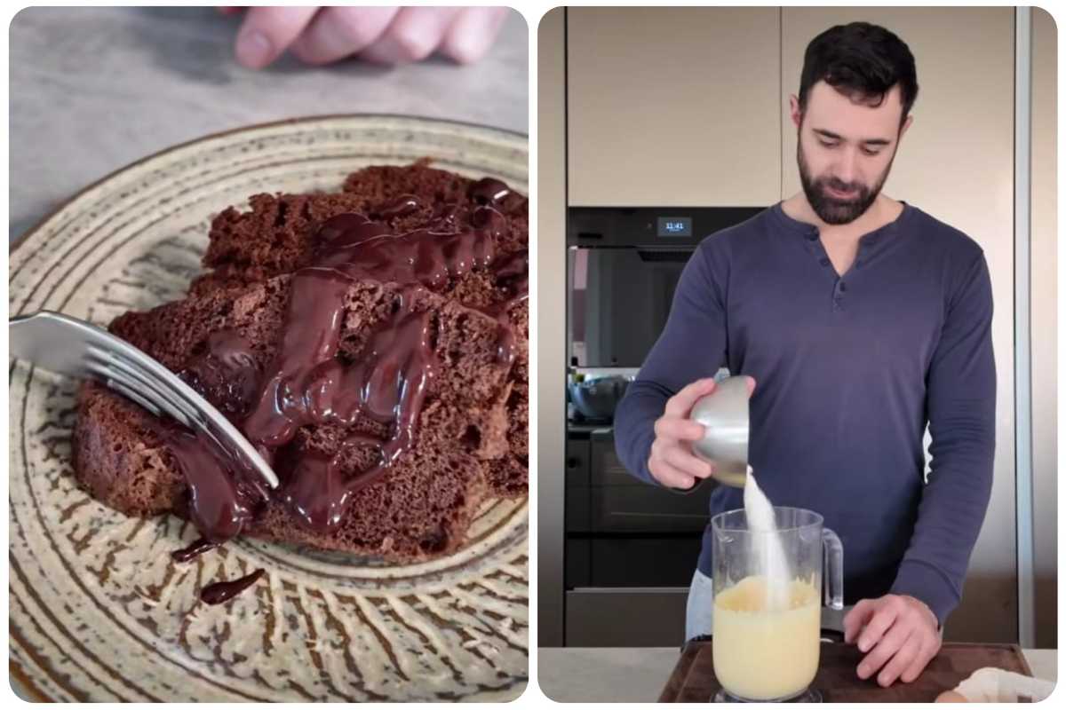 roberto valbuzzi prepara torta al cacao