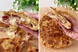 collage focaccia pasta fillo