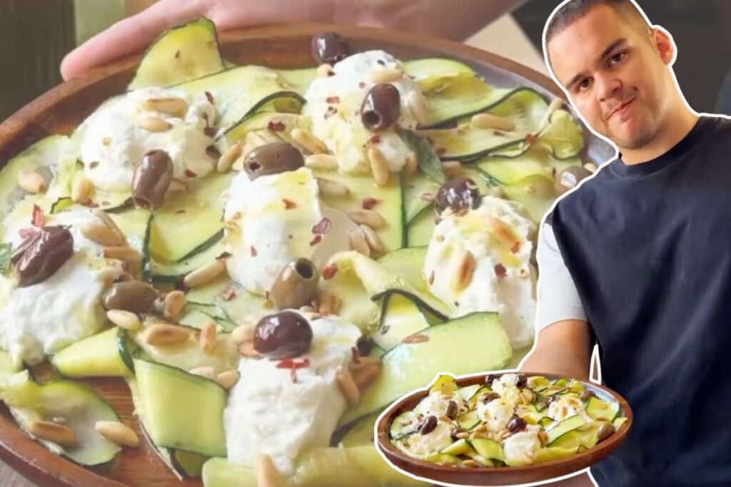 In pochi minuti ho fatto un’insalata di zucchine spettacolare: fresca, sfiziosa e cremosa