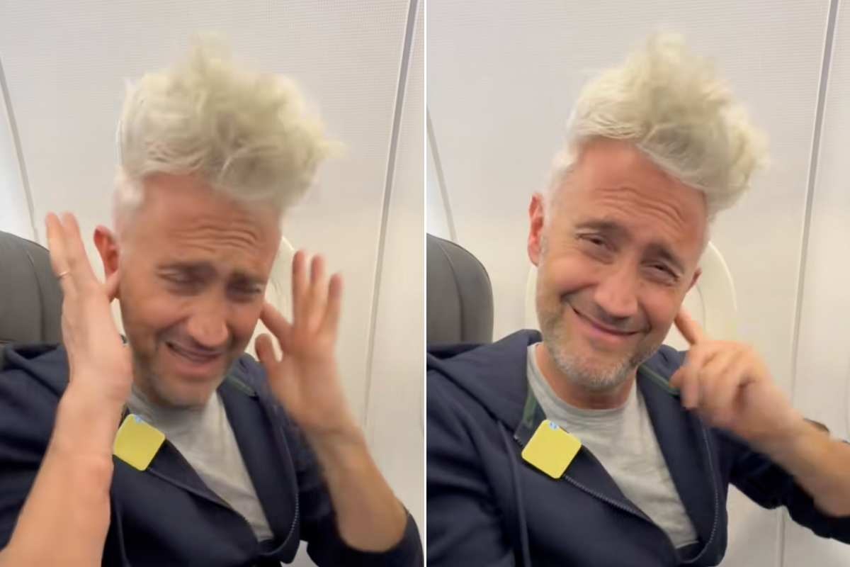 collage prof schettini in aereo