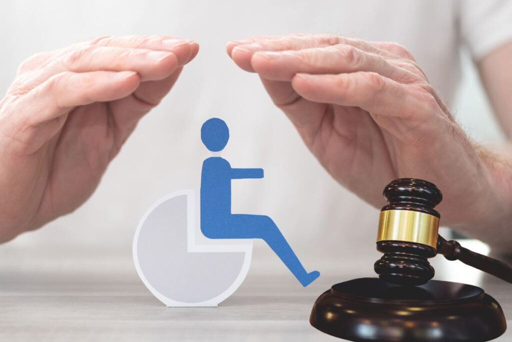 disabilità e martelletto sentenza