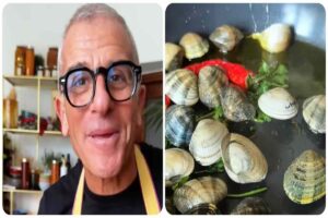 Chef Max Mariola, vongole in padella
