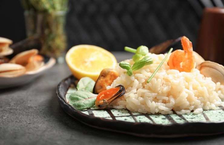 Risotto con limone
