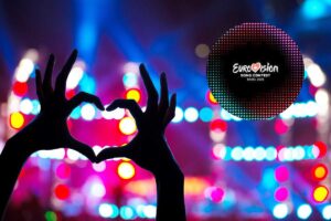 concerto mani a cuore e logo eurovision
